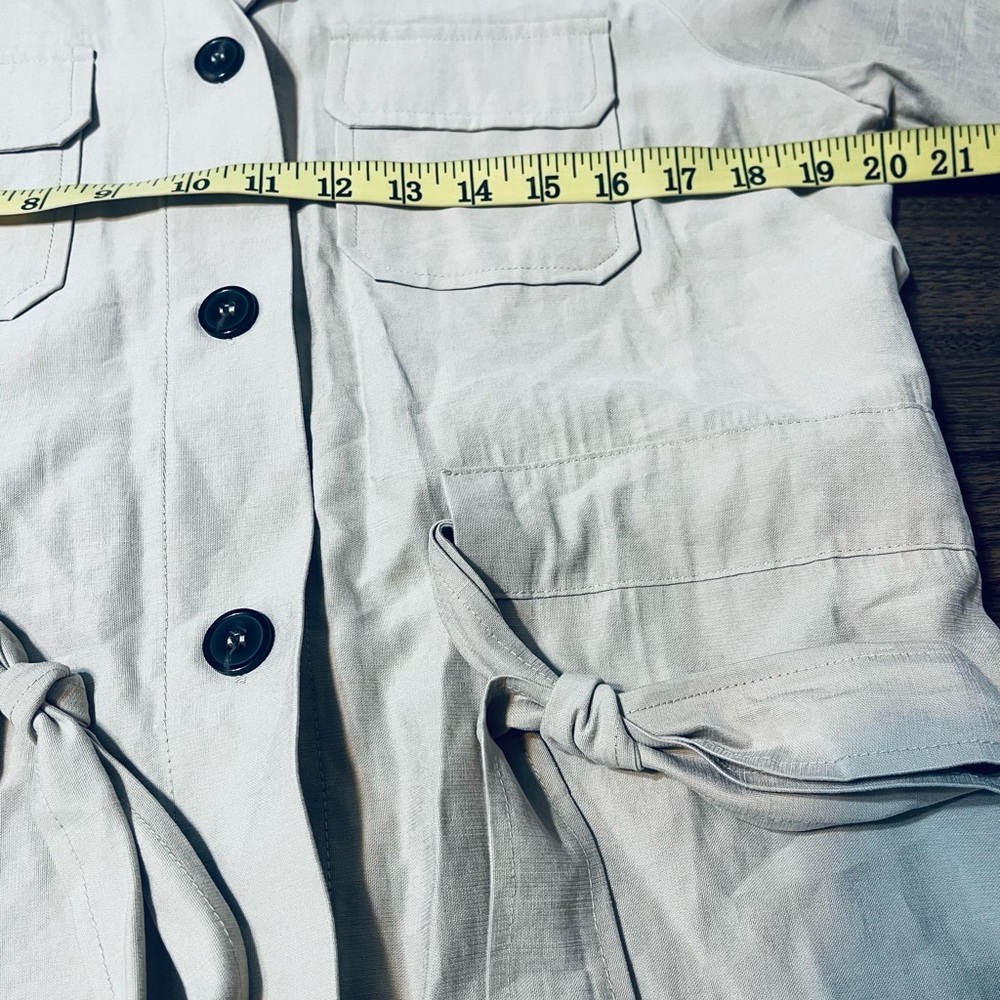 Doe & Rae Beige Utility Jacket - Picture 6 of 7